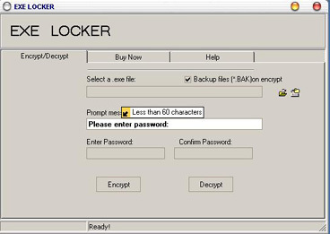EXE Locker Screenshot